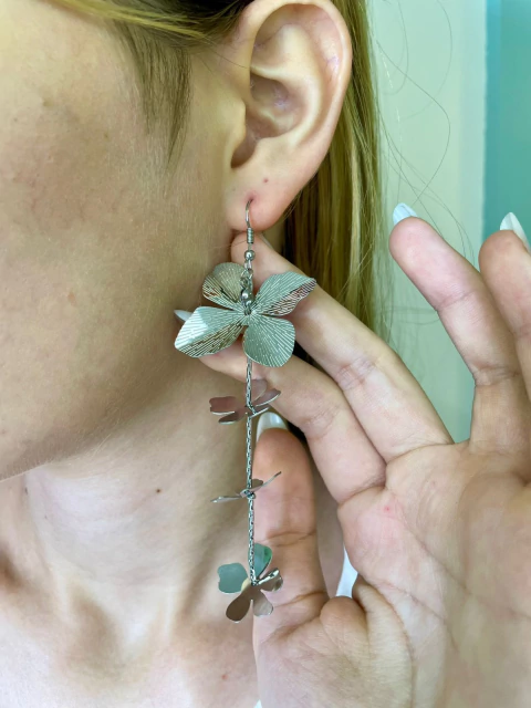 BRINCO FLORES CORRENTES AÇO INOX - 27357 - comprar online