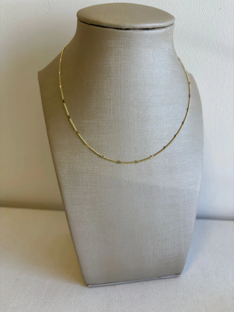 COLAR CORAÇÃO CHAPADO 40CM - 20574