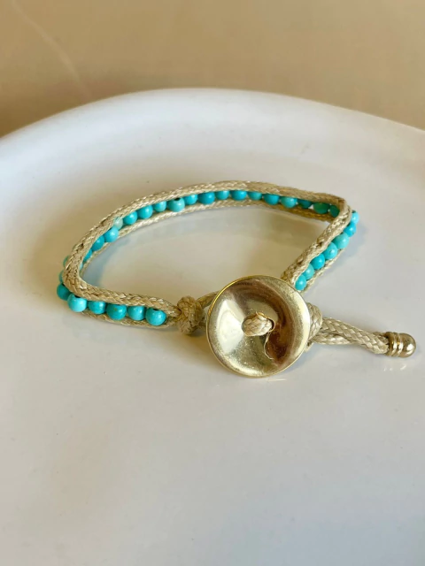 PU BOTÃO C/BOLA AZUL - comprar online