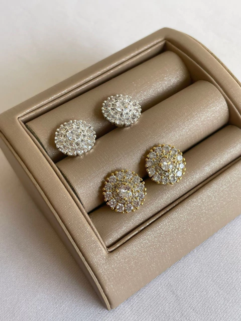 BRINCO REDONDO 3 TAMANHOS DE ZIRCÔNIA 1,4CM (FO) 29713 - comprar online