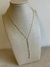 COLAR GRAVATA DUPLA STRAS C/ GOTA 25 CM + EXT -28000