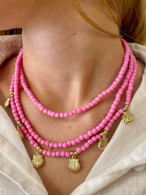 COLAR TRIPO MISSANGA C/ 6 CONCHAS - 27505 - comprar online