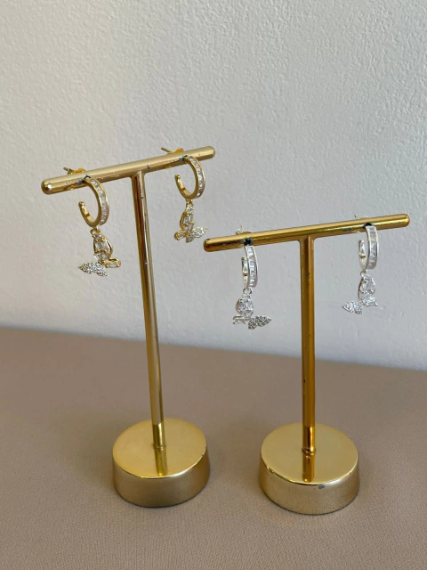 BRINCO ARGOLA BORBOLETA 2,5CM (FO) 29949 - comprar online