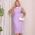Vestido em Linho com Compose