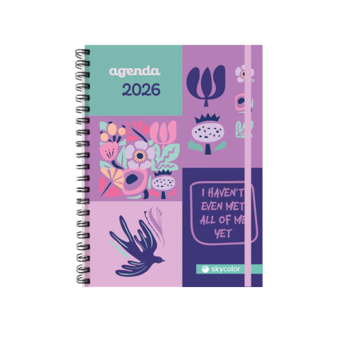 Agenda TALK Semanal- 15x21 con Elastico - Skycolor — Útiles escolares, marcadores y arte | Tienda oficial