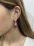 Argollas cristal mariposa Selena (par) - tienda online
