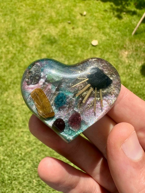 Orgonite Coraçao Porte