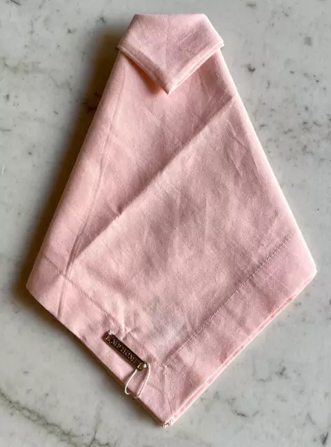 GUARDANAPO SALMAO ALGODAO 42X42CM