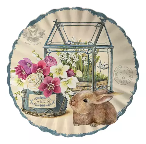 PRATO SOBREMESA BUNNY VINTAGE