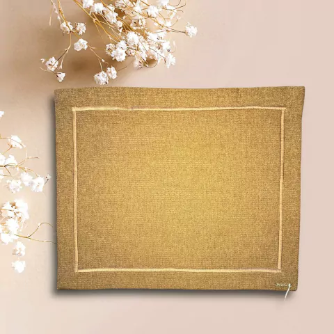 LUGAR AMERICANO 1 FACE COLECAO QUATRO CASTANHO FESTONE GORGURAO 35X45CM