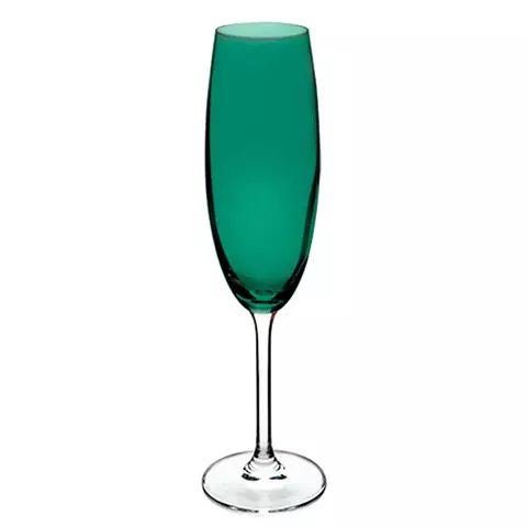 TACA PARA CHAMPANHE GASTRO EM CRISTAL ECOLOGICO 220ML VERDE ESCURO