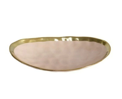 TRAVESSA ROSA BORDA DOURADA BELINI