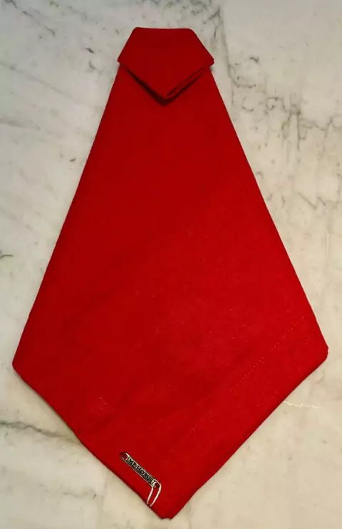 GUARDANAPO VERMELHO LINHO MISTO 50X50CM