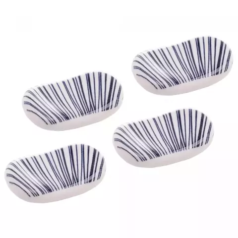 CONJUNTO 4 DESCANSOS DE PORCELANA P/HASHI KOJI 5X3CM