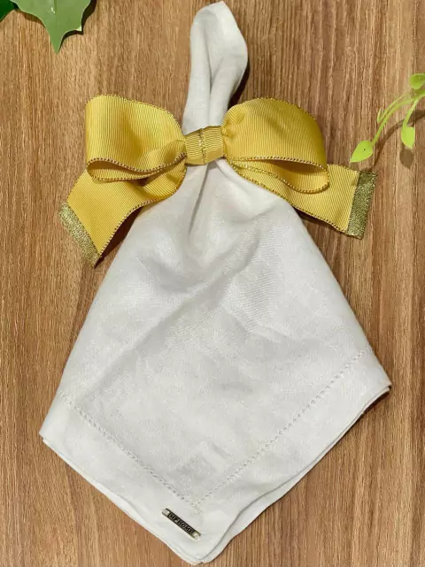 PORTA GUARDANAPO LACO GORGURAO DOURADO 38MM