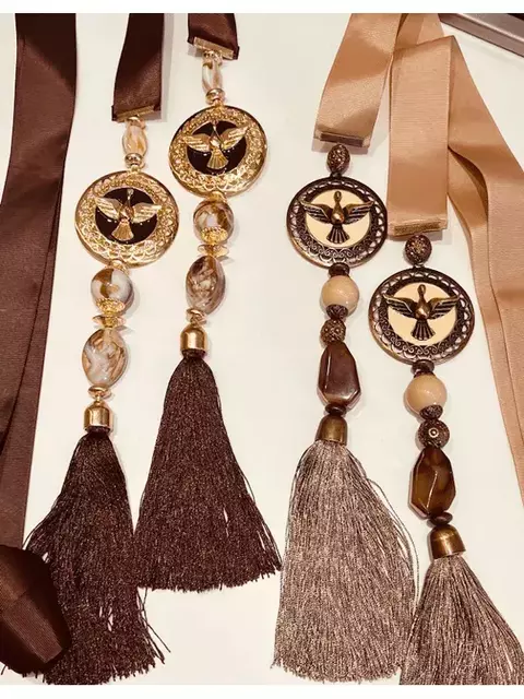 ESCAPULARIO DE PORTA DIVINO OURO VELHO