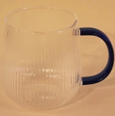 CANECA CANELADA DE VIDRO