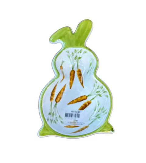 PETISQUEIRA DECORATIVA COELHO PASCOA RELEVO