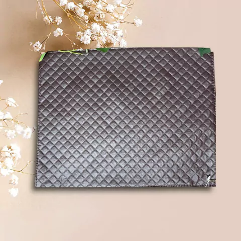 LUGAR AMERICANO DUPLA FACE IMPERMEAVEL MATELASSE ROSE/CHOCOLATE 35X45CM