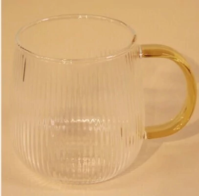 CANECA CANELADA DE VIDRO