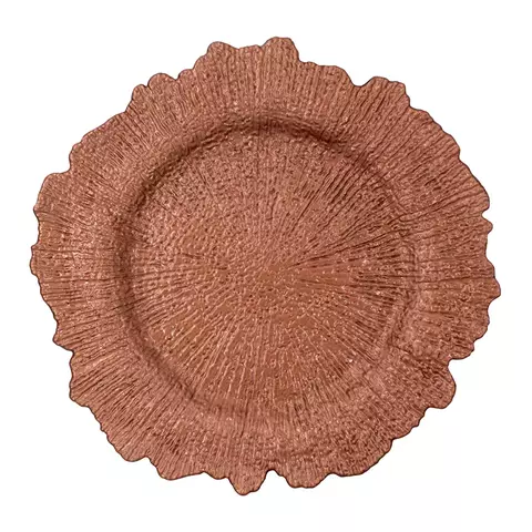 SOUSPLAT RAMOS EM PLASTICO D36CM COR COBRE
