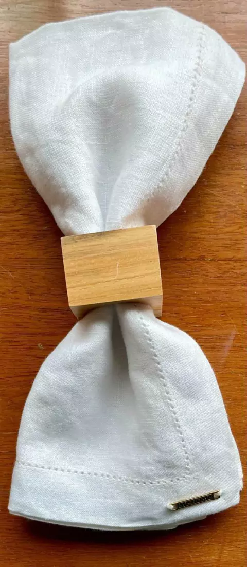 PORTA GUARDANAPO MADEIRA QUADRADO