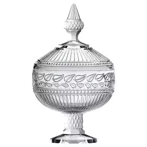 POTICHE REPUBLIC EM CRISTAL COM PE D12XA212CM