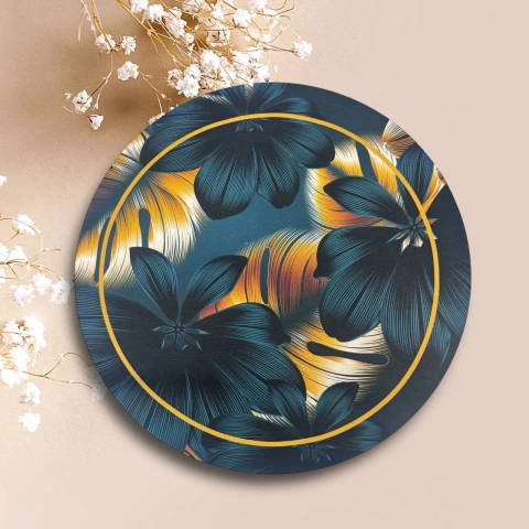 CAPA BASE MDF FOLHAGEM DOURADO