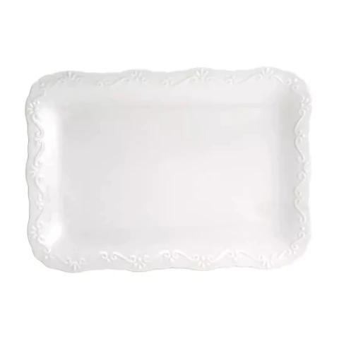 TRAVESSA PORCELANA DURABLE PORCELAIN ALTO RELEVO 33X23X3CM