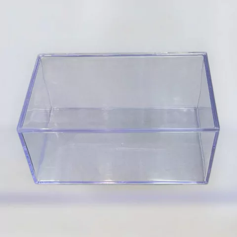 CAIXA ORGANIZADORA DE ACRÍLICO C/ TAMPA 16,5X11X7CM