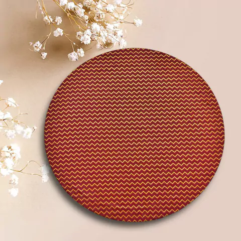 CAPA BASE MDF ZIGUE ZAGUE DOURADO FUNDO VM