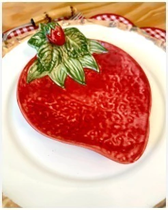 MINI BOWL ORNAMENTAL MORANGO MORANGO SILVESTRE