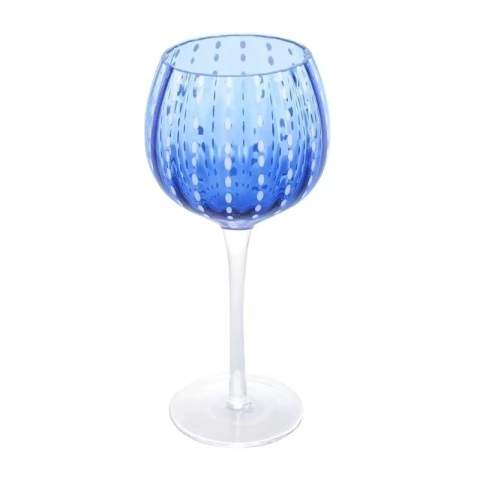 TAÇA PARA VINHO DE VIDRO ORQUIDEA