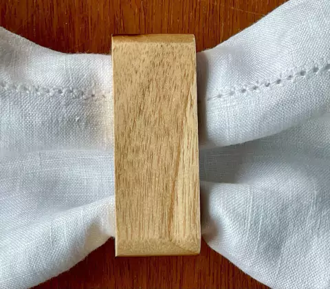 PORTA GUARDANAPO MADEIRA RETANGULAR