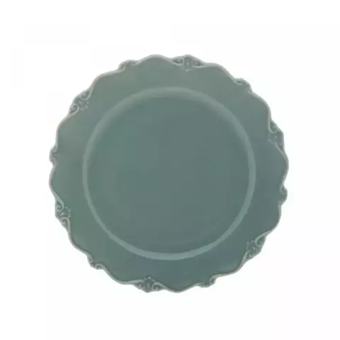PRATO SOBREMESA PORCELANA FANCY MENTA 20CM