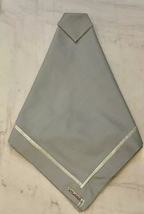 GUARDANAPO VERDE CANA ALGODAO FESTONE 50X50CM