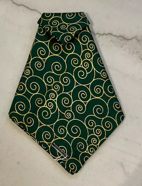 GUARDANAPO ARABESCO DOURADO FUNDO VERDE ALGODAO 40X40CM