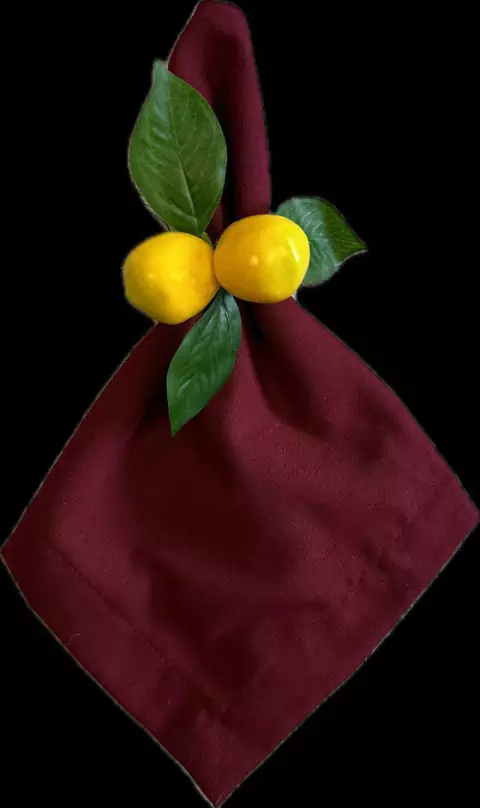 PORTA GUARDANAPO LIMAO SICILIANO 2 LIMOES P