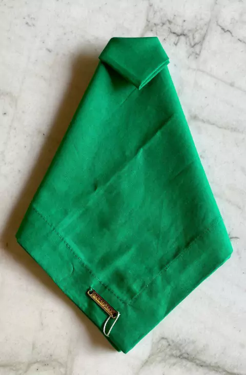 GUARDANAPO VERDE BANDEIRA 42X42CM