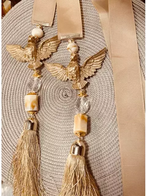 ESCAPULARIO DE PORTA JENNY DOURADO