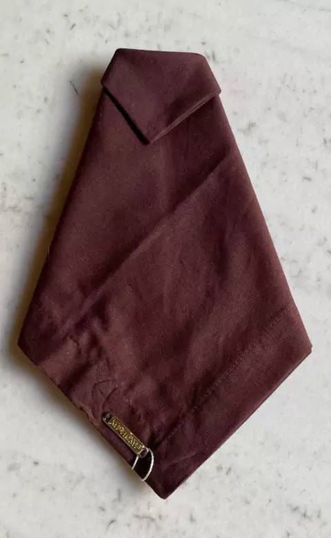 GUARDANAPO MARROM ESCURO ALGODAO 42X42CM