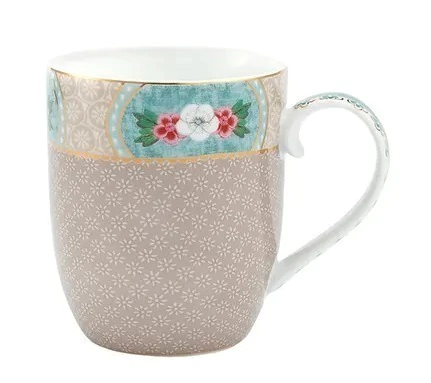 SET/2 CANECA PEQUENA CAQUI BLUSHING BIRDS