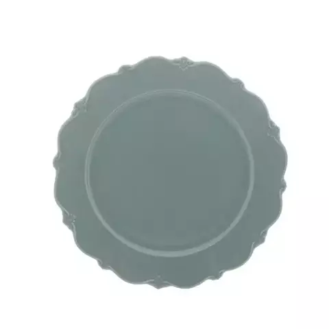 PRATO RASO PORCELANA FANCY MENTA 27CM