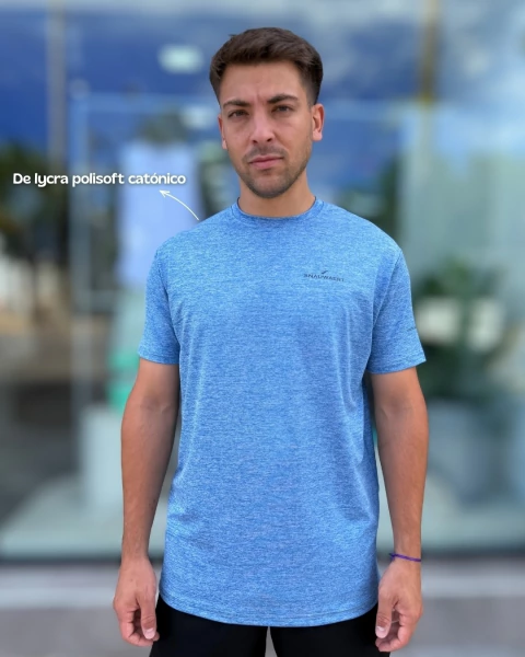 Remera DIG MAX Azul Melange - comprar online