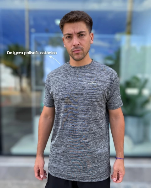 Remera DIG MAX Gris Melange - comprar online