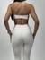 Legging Essential Off white canelado - Actiz