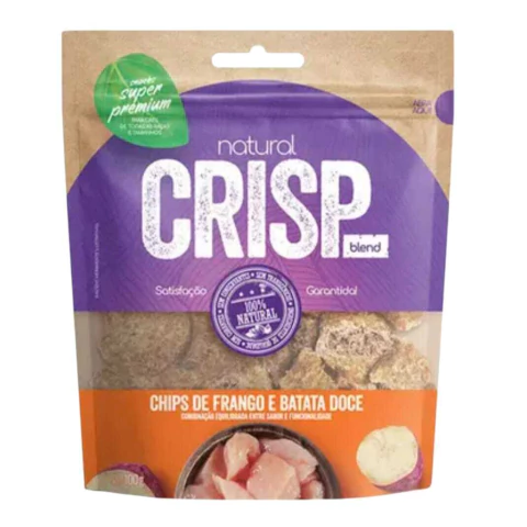 Petisco Natural Crisp Chips de Frango C/ Batata Doce