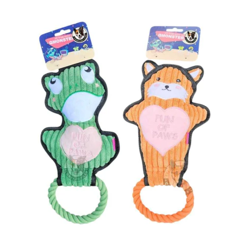 Pelúcia Raposa/Sapo Costura Reforçada Qmonster Petta