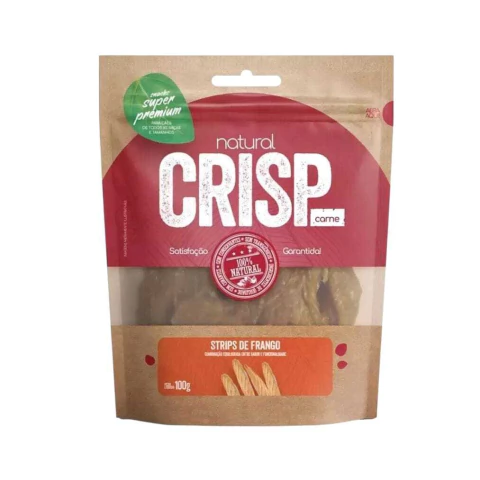Petisco Natural Crisp Strips de Frango