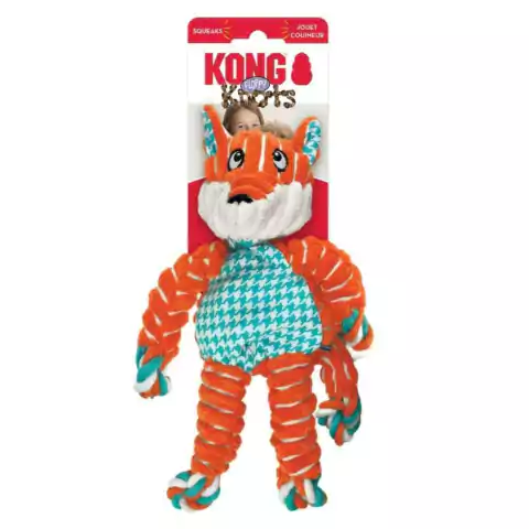 Pelúcia Raposa Floppy Knot Pequeno Kong